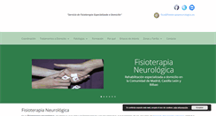 Desktop Screenshot of fisioterapianeurologica.es