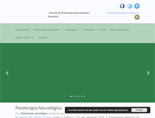 Tablet Screenshot of fisioterapianeurologica.es